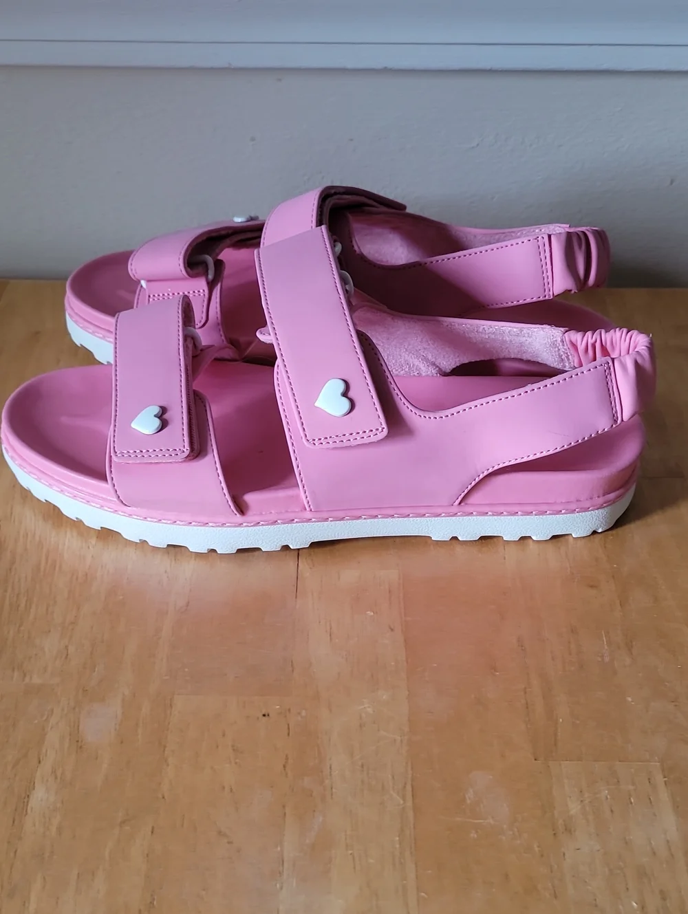 Stoney Clover Lane x Target Pink Heart Sport Strap Sandals